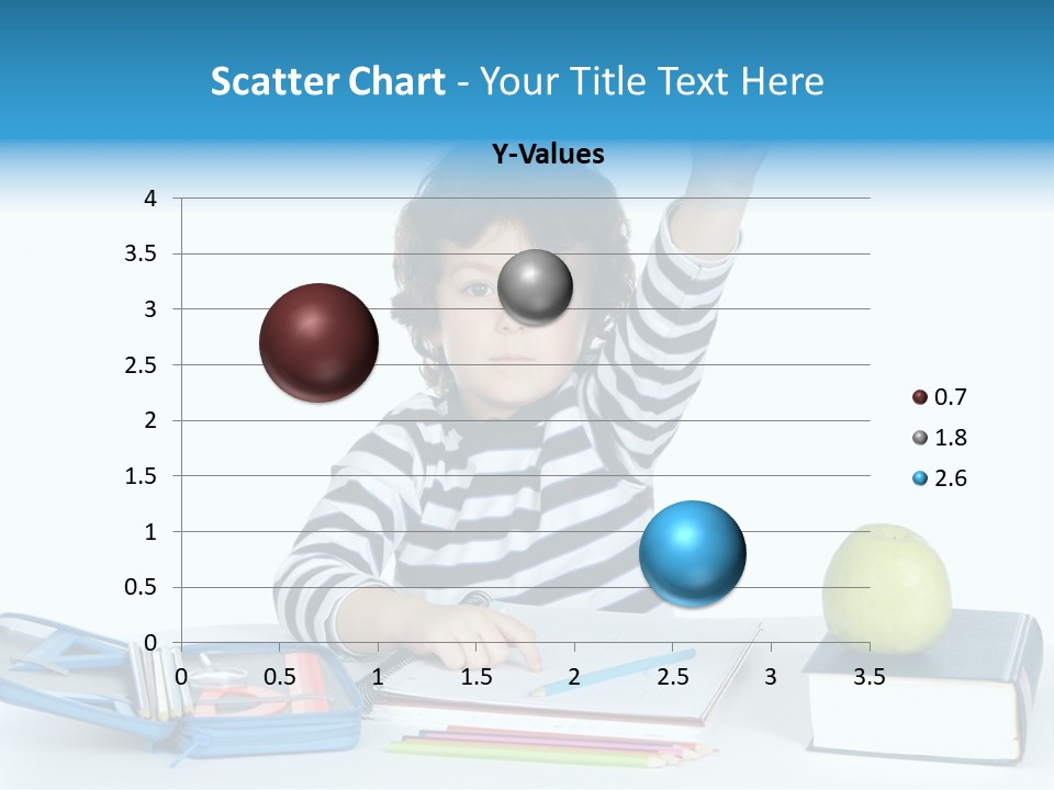 Picture Preschool Student PowerPoint Template