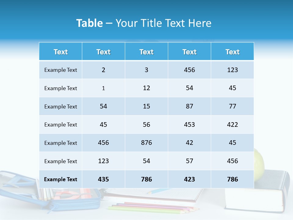 Picture Preschool Student PowerPoint Template