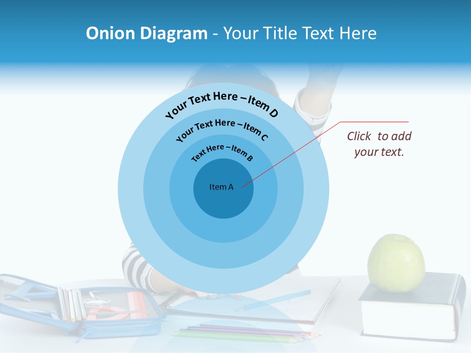 Picture Preschool Student PowerPoint Template