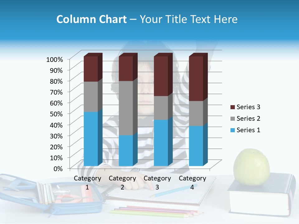 Picture Preschool Student PowerPoint Template
