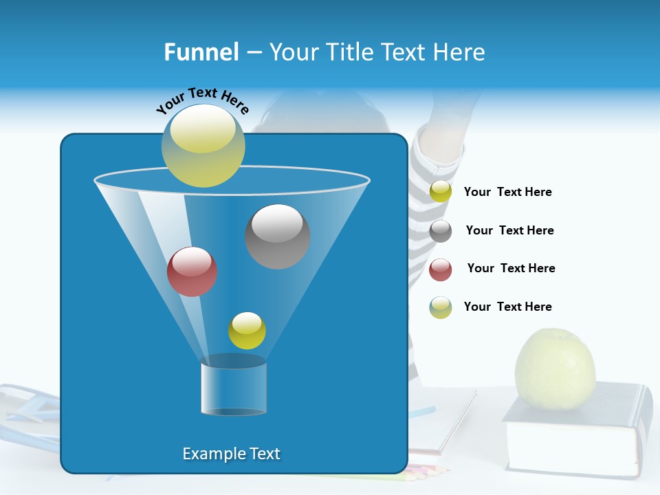 Picture Preschool Student PowerPoint Template