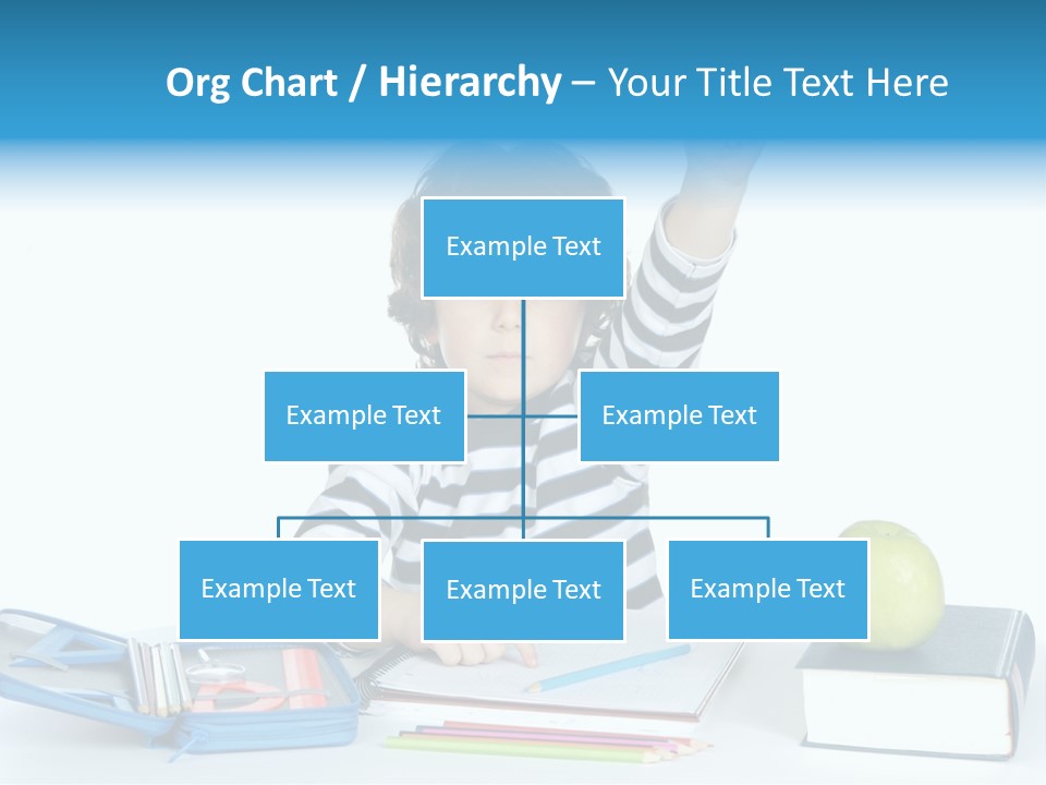 Picture Preschool Student PowerPoint Template