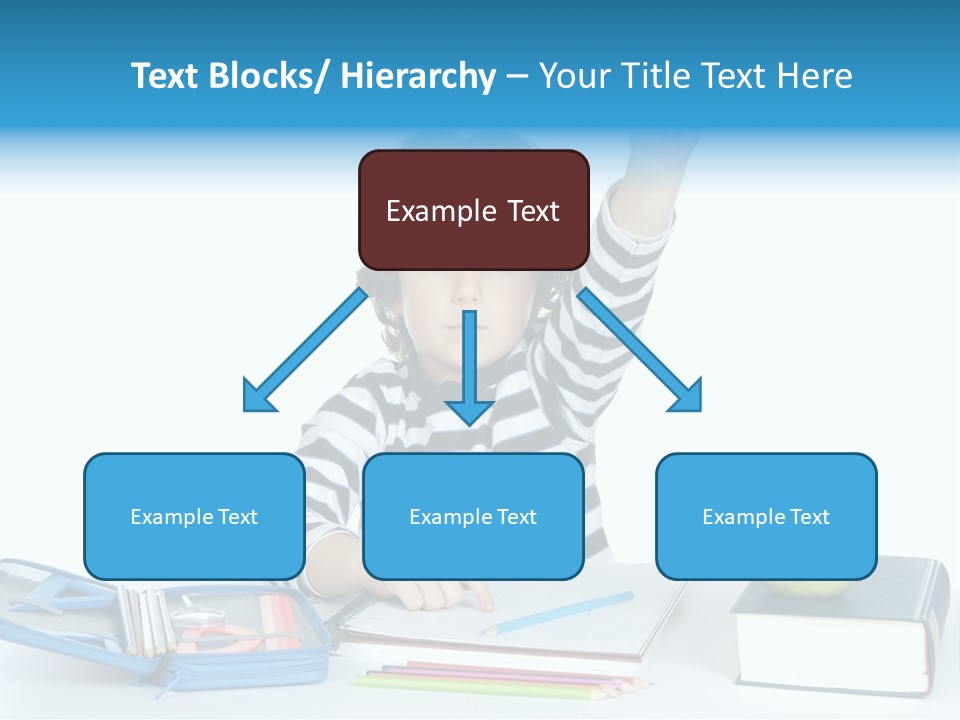 Picture Preschool Student PowerPoint Template