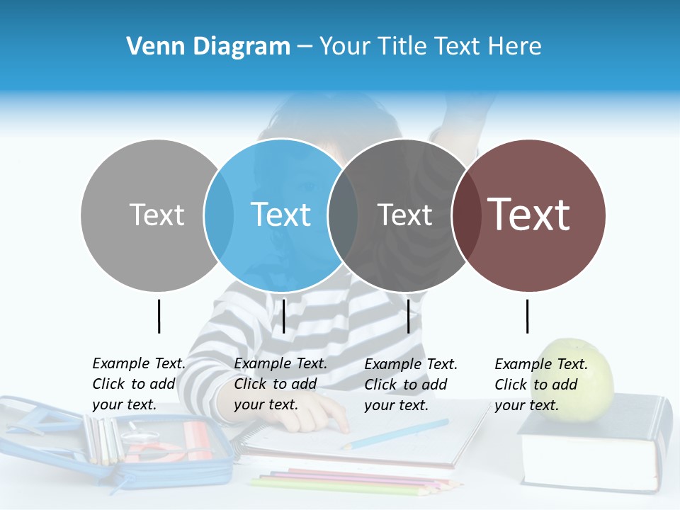 Picture Preschool Student PowerPoint Template