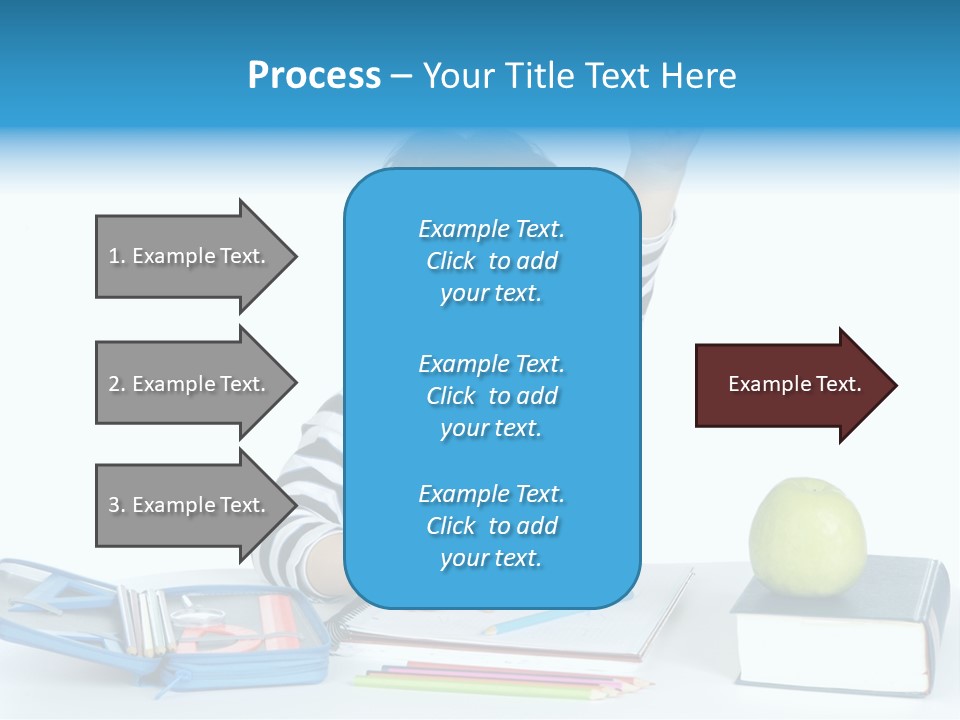 Picture Preschool Student PowerPoint Template