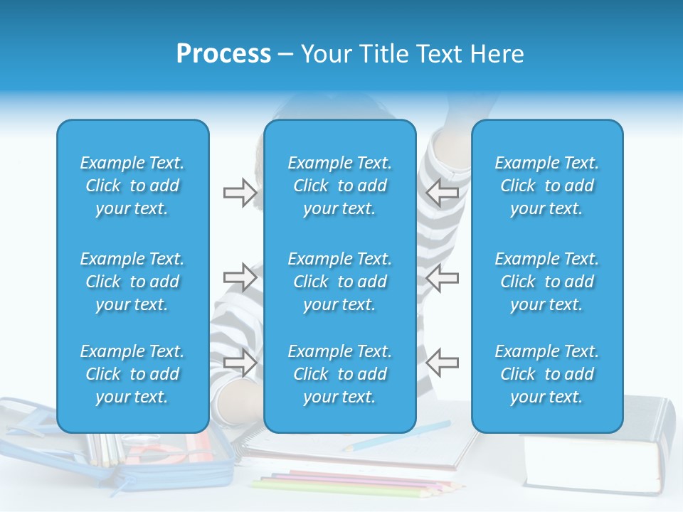 Picture Preschool Student PowerPoint Template