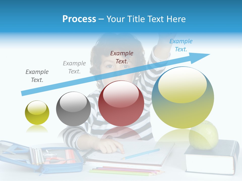 Picture Preschool Student PowerPoint Template