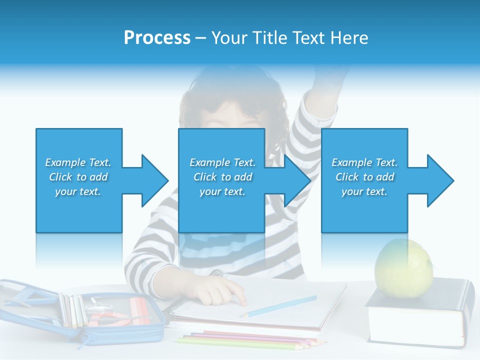Picture Preschool Student PowerPoint Template