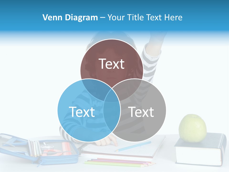 Picture Preschool Student PowerPoint Template