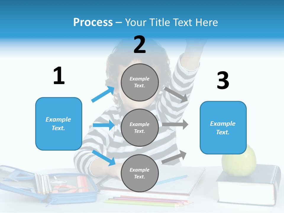 Picture Preschool Student PowerPoint Template