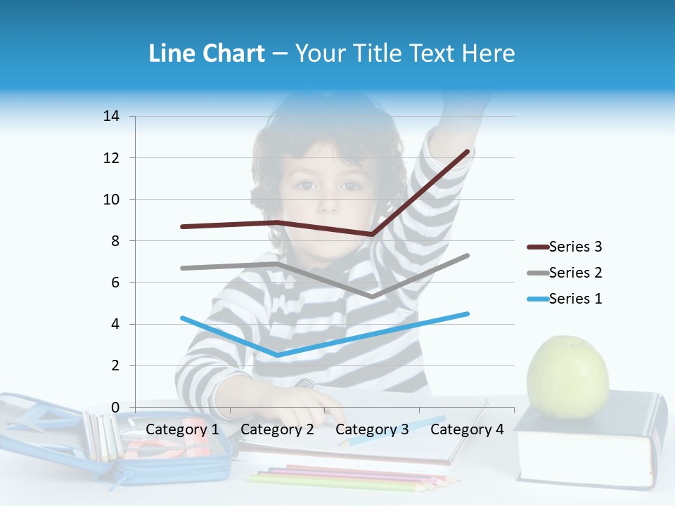 Picture Preschool Student PowerPoint Template