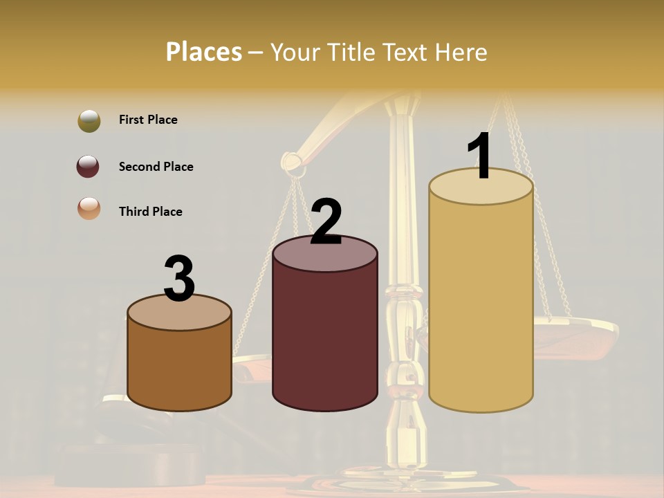 Authority Courthouse Copyspace PowerPoint Template