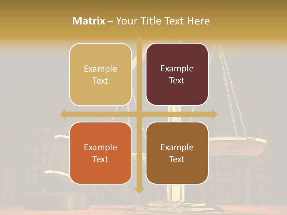 Authority Courthouse Copyspace PowerPoint Template