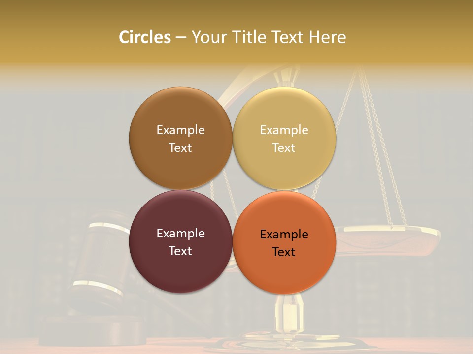 Authority Courthouse Copyspace PowerPoint Template