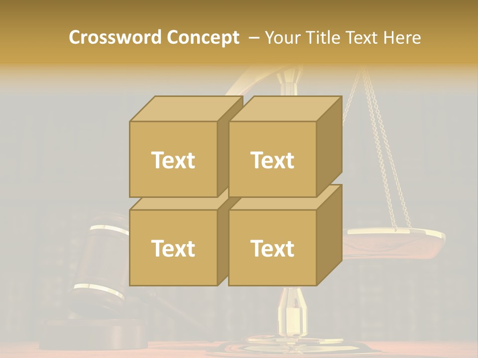 Authority Courthouse Copyspace PowerPoint Template
