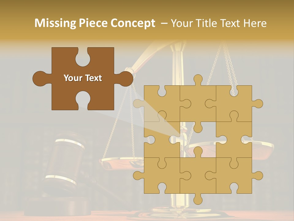 Authority Courthouse Copyspace PowerPoint Template