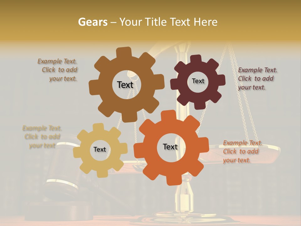 Authority Courthouse Copyspace PowerPoint Template