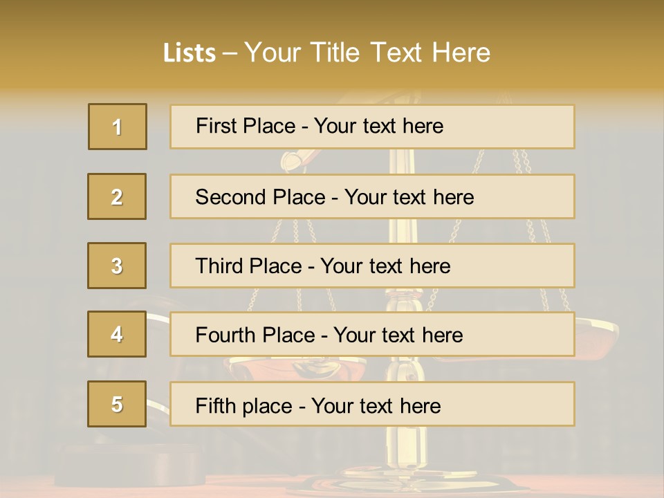 Authority Courthouse Copyspace PowerPoint Template