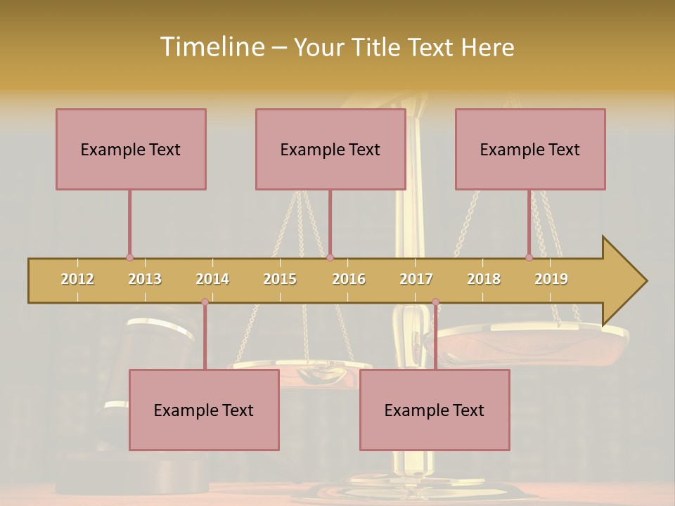 Authority Courthouse Copyspace PowerPoint Template