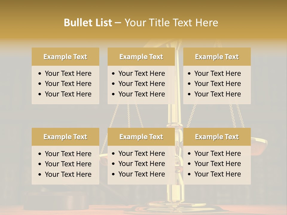 Authority Courthouse Copyspace PowerPoint Template