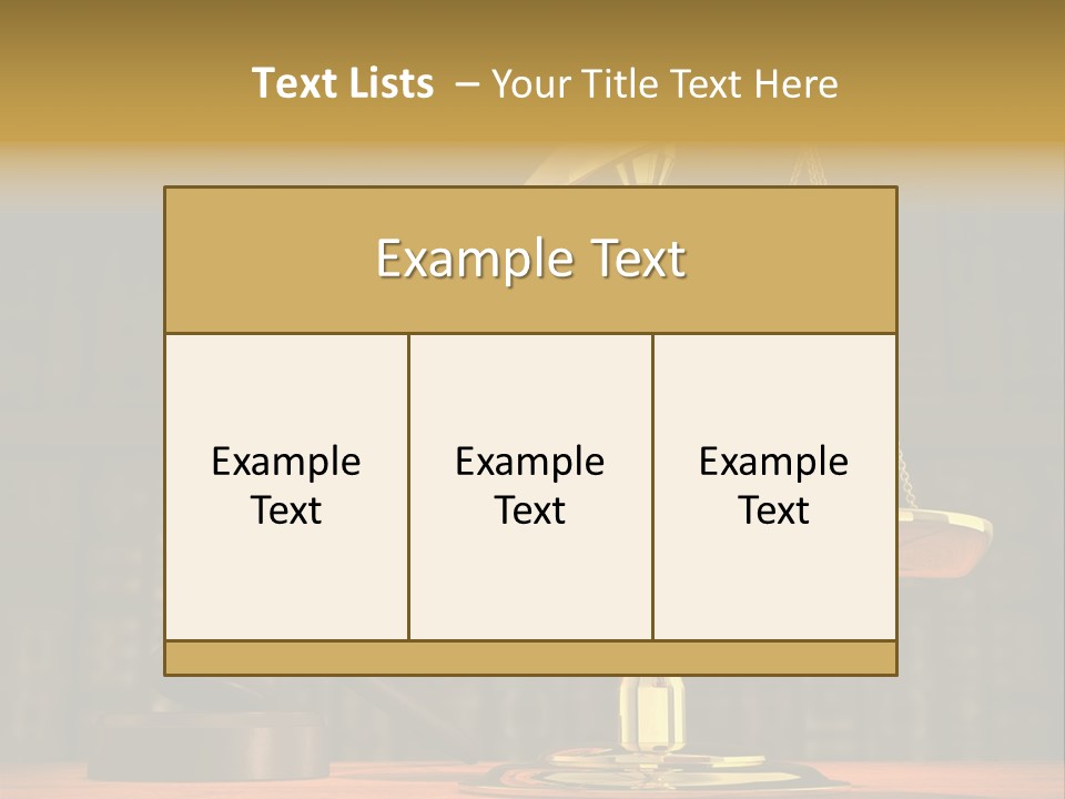 Authority Courthouse Copyspace PowerPoint Template