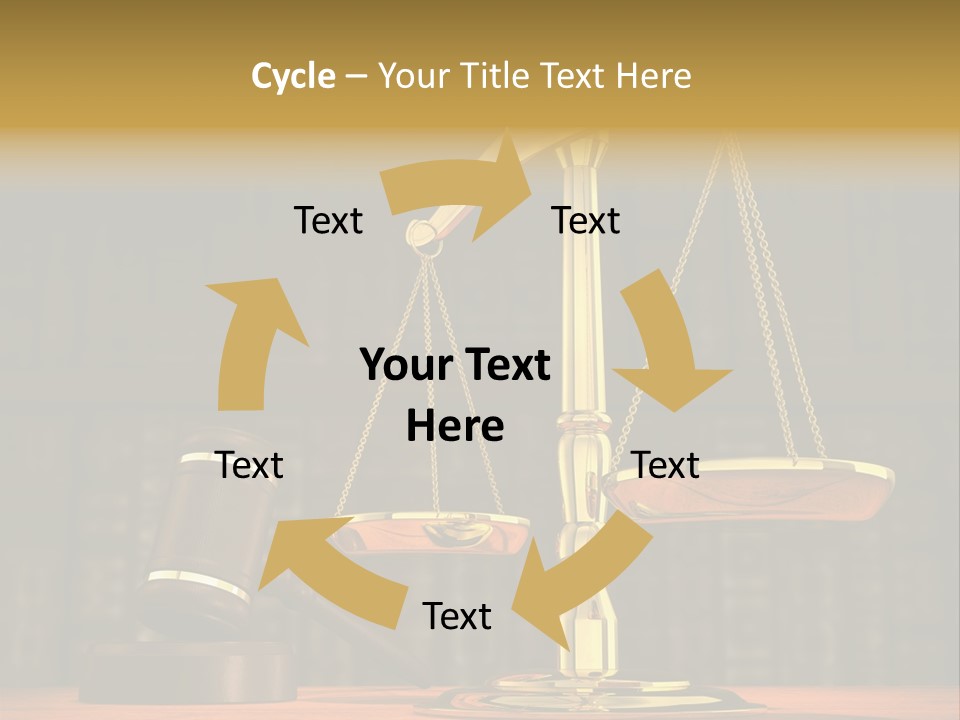 Authority Courthouse Copyspace PowerPoint Template