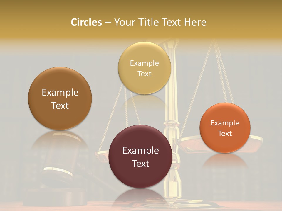 Authority Courthouse Copyspace PowerPoint Template