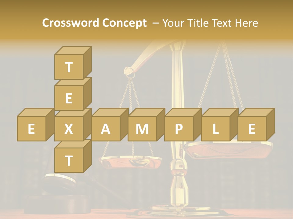 Authority Courthouse Copyspace PowerPoint Template