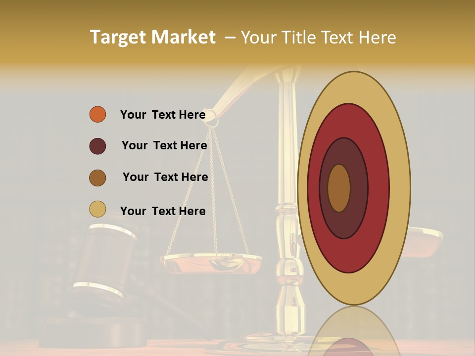 Authority Courthouse Copyspace PowerPoint Template