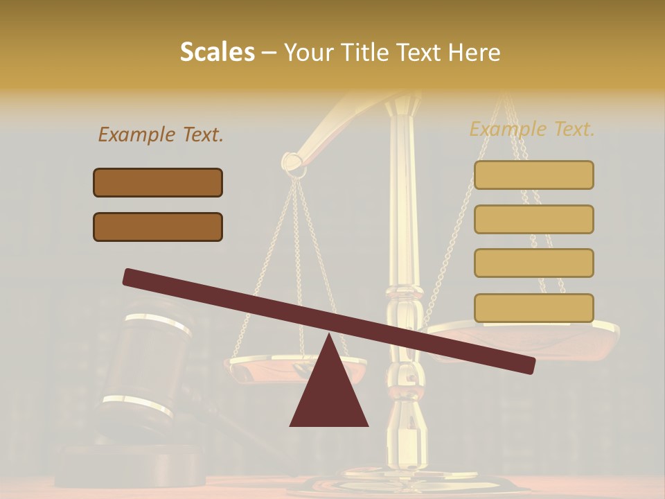 Authority Courthouse Copyspace PowerPoint Template