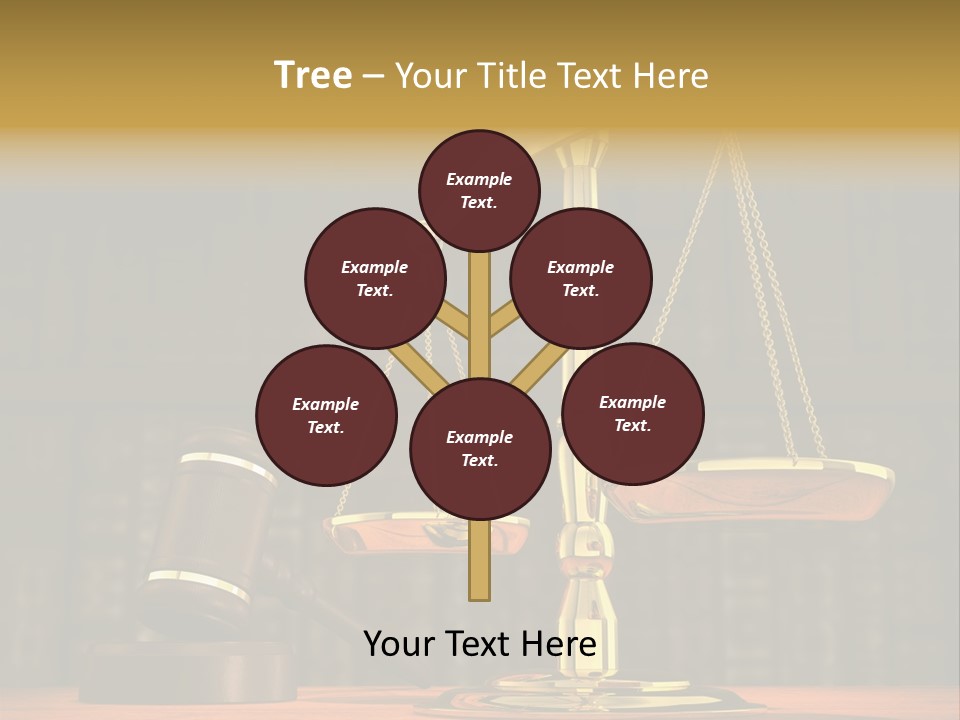 Authority Courthouse Copyspace PowerPoint Template