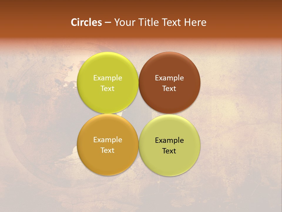 Illustration Scratch Abstract PowerPoint Template