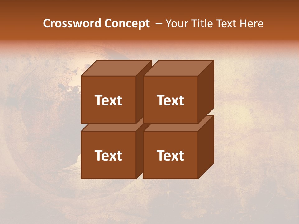 Illustration Scratch Abstract PowerPoint Template