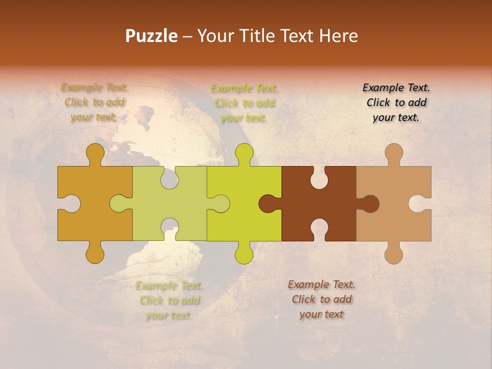 Illustration Scratch Abstract PowerPoint Template