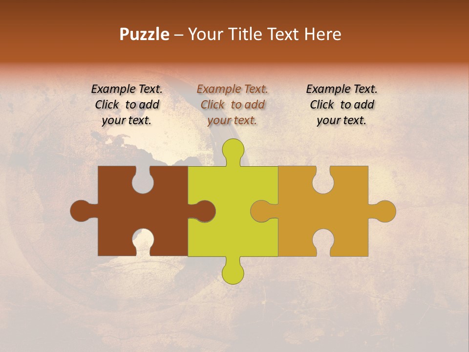 Illustration Scratch Abstract PowerPoint Template