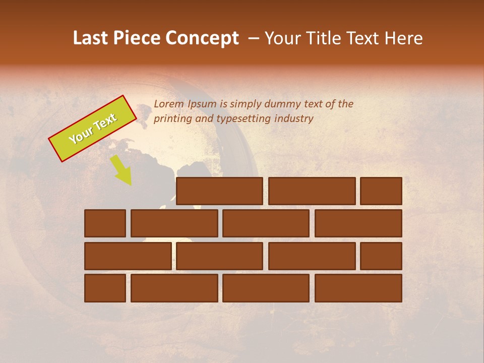 Illustration Scratch Abstract PowerPoint Template