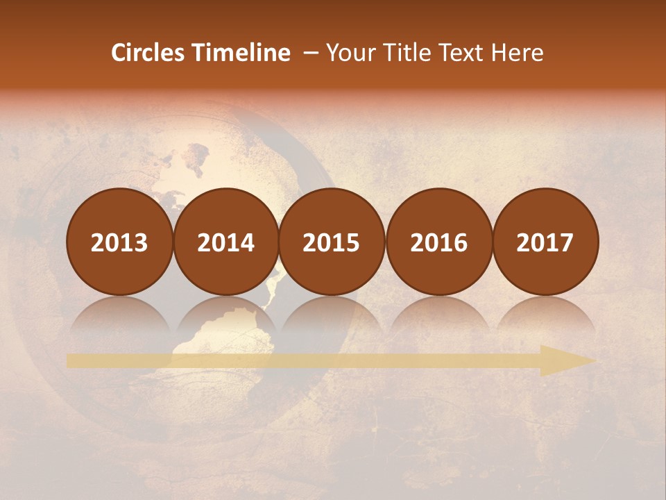 Illustration Scratch Abstract PowerPoint Template