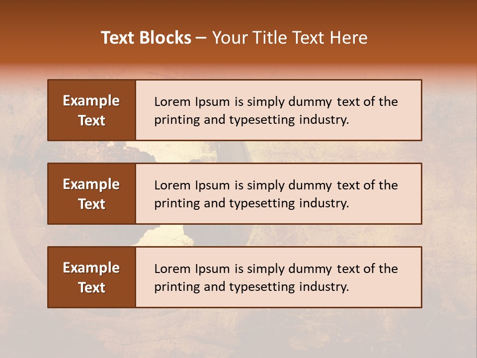 Illustration Scratch Abstract PowerPoint Template