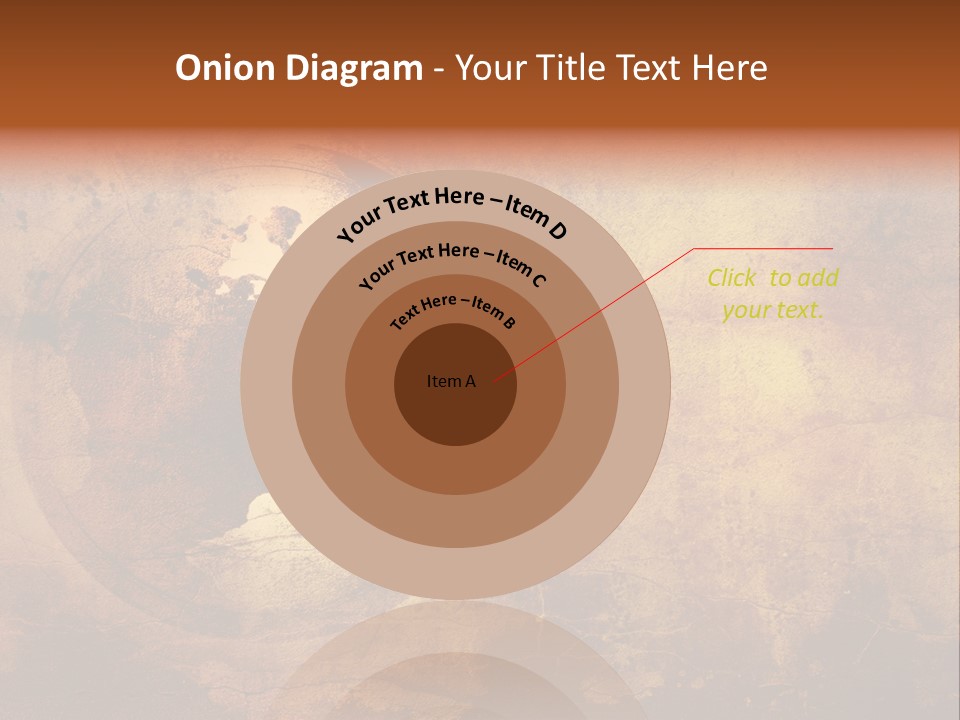 Illustration Scratch Abstract PowerPoint Template