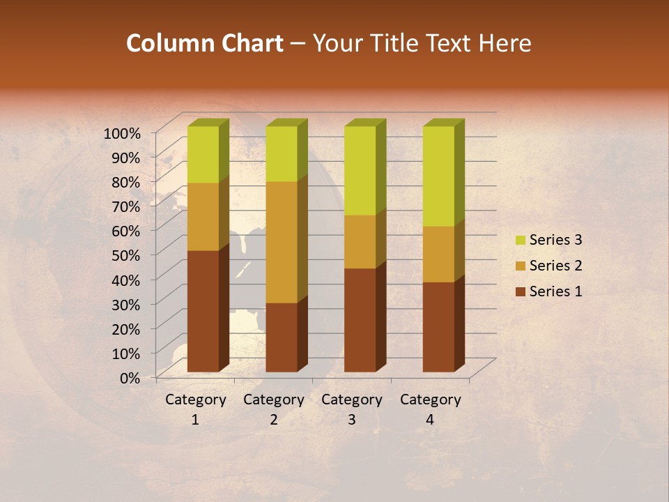 Illustration Scratch Abstract PowerPoint Template