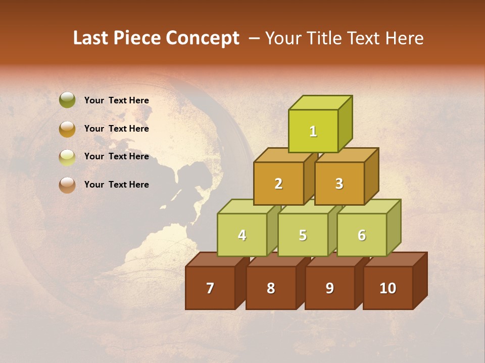 Illustration Scratch Abstract PowerPoint Template