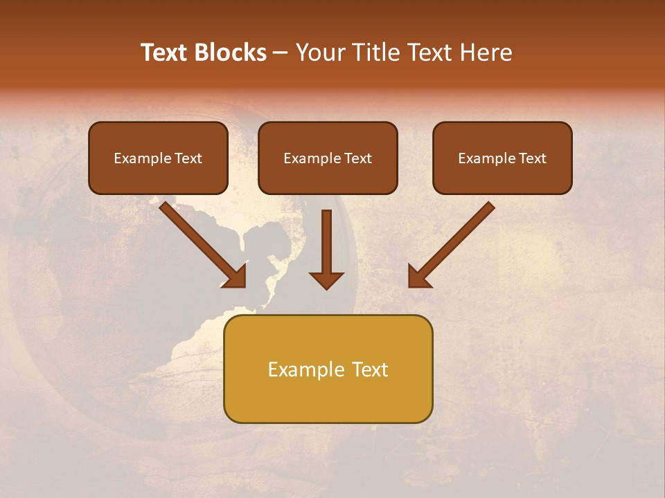 Illustration Scratch Abstract PowerPoint Template