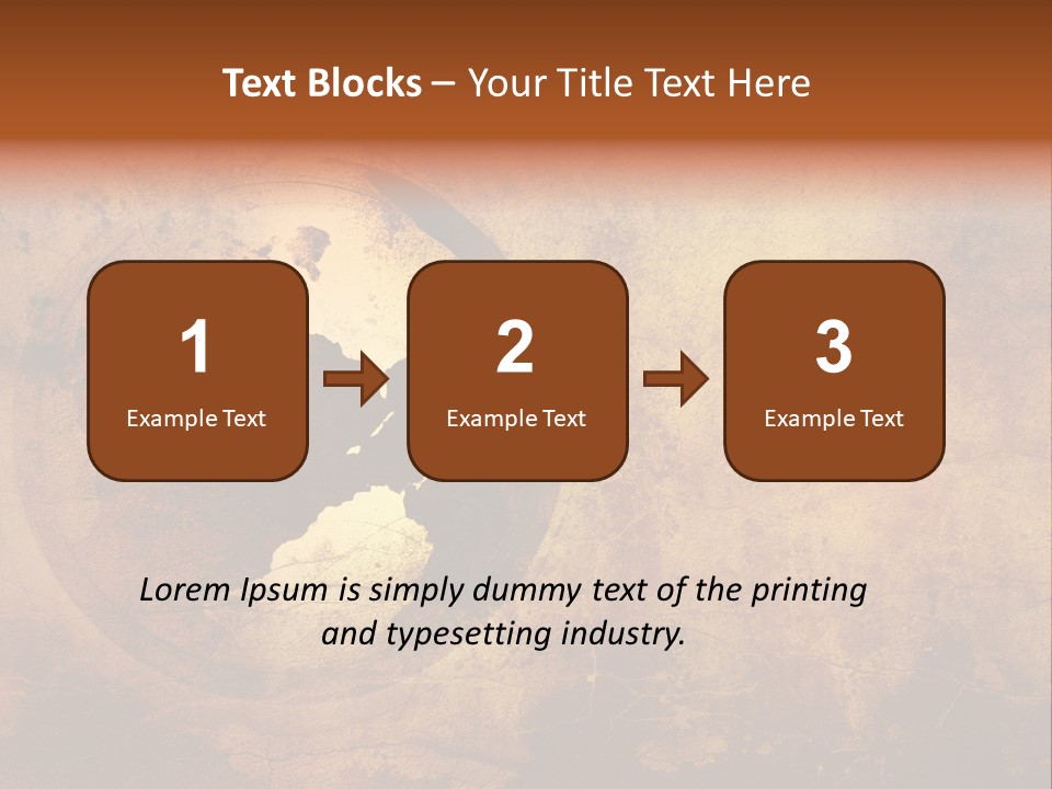 Illustration Scratch Abstract PowerPoint Template