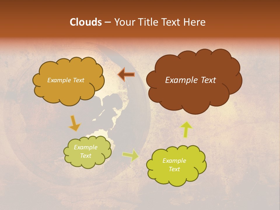 Illustration Scratch Abstract PowerPoint Template