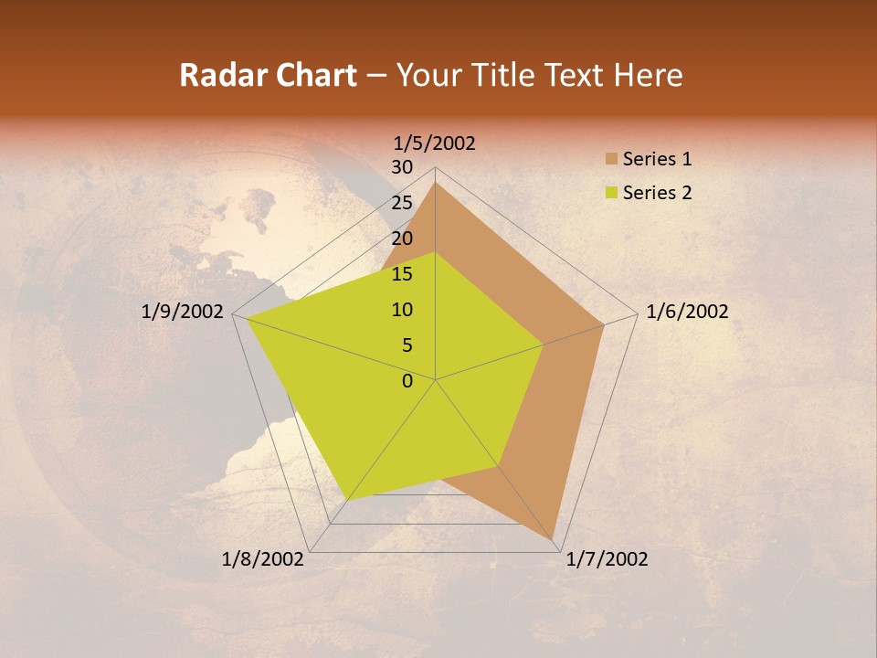 Illustration Scratch Abstract PowerPoint Template