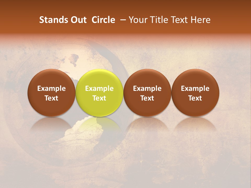 Illustration Scratch Abstract PowerPoint Template