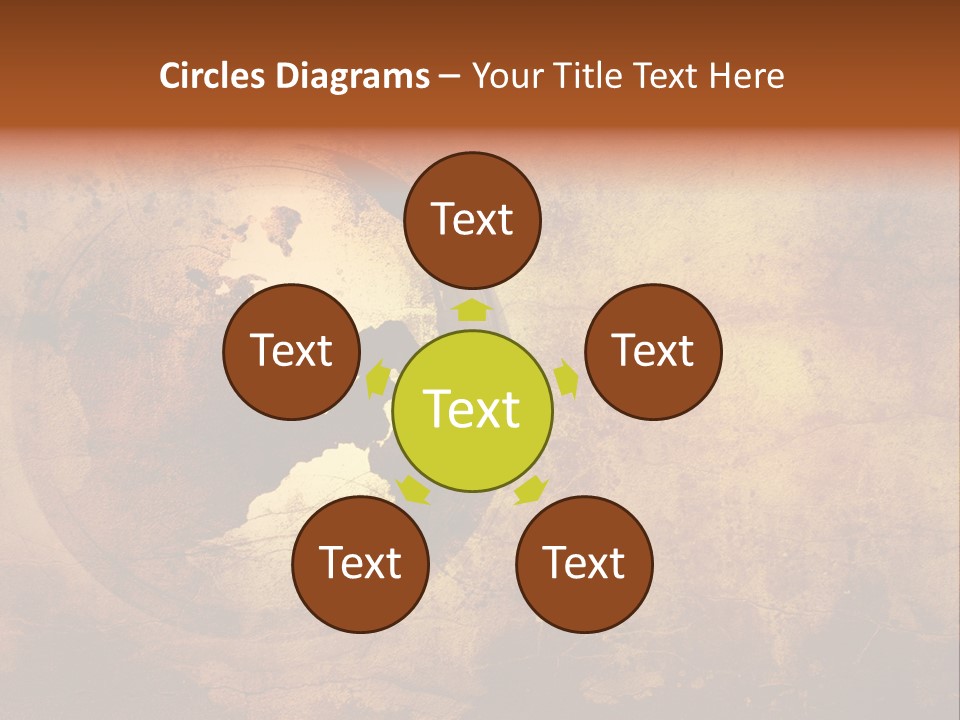 Illustration Scratch Abstract PowerPoint Template