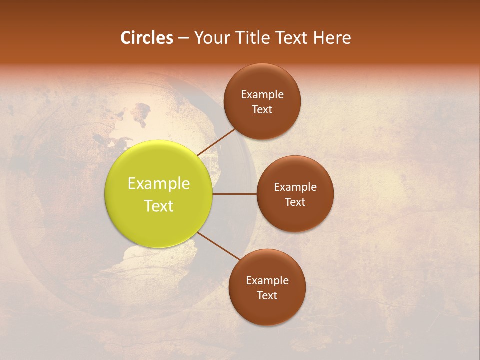 Illustration Scratch Abstract PowerPoint Template