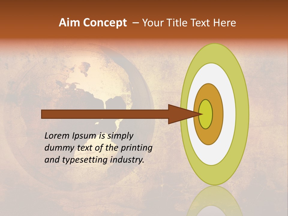 Illustration Scratch Abstract PowerPoint Template