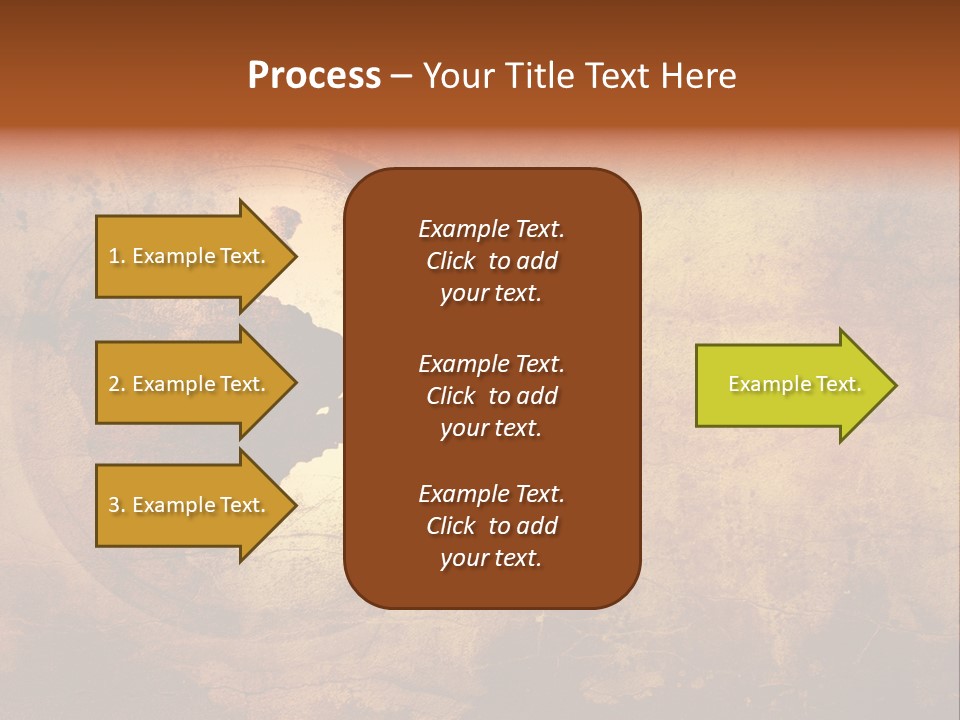 Illustration Scratch Abstract PowerPoint Template